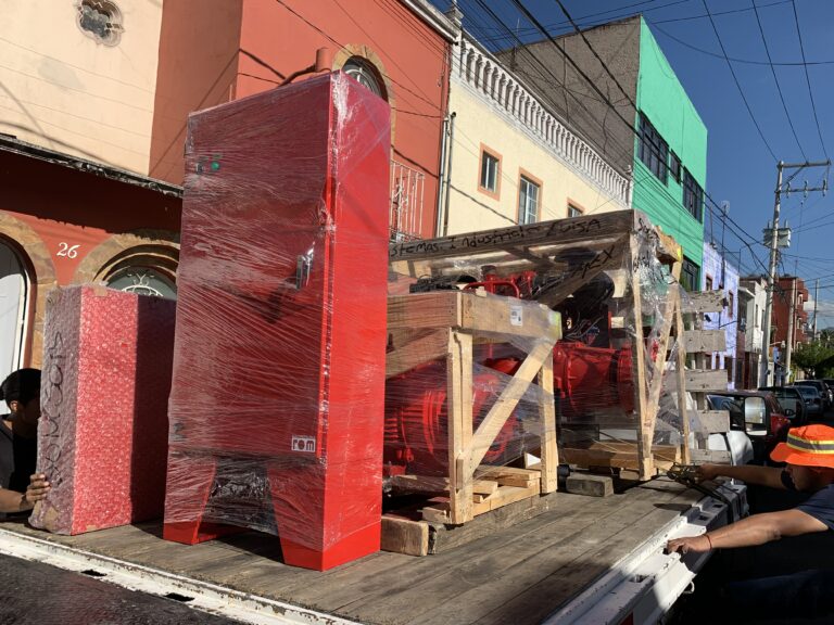 EMBARQUE DE BOMBAS Y TABLEROS CONTRA INCENDIO